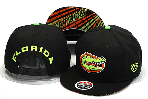 Florida Gators Black Snapback Hat YS 0528